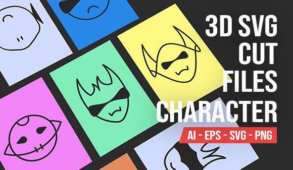 3D SVG Cut Files Character: A Design That Stands Out