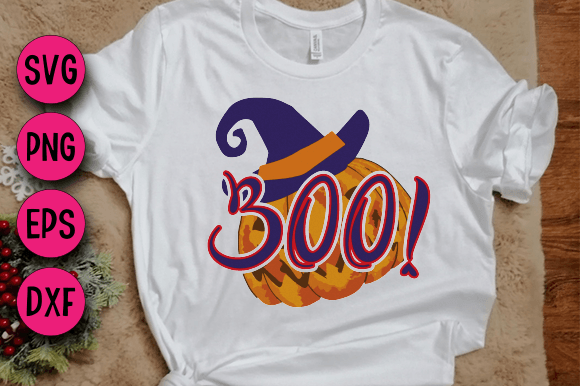 Boo 2, 3D SVG Design Review: A Spooky Graphic for T-Shirt Projects