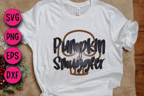 Pumpkin Smuggler 3D SVG Design: A Versatile Graphic for T-Shirt and Editorial Projects